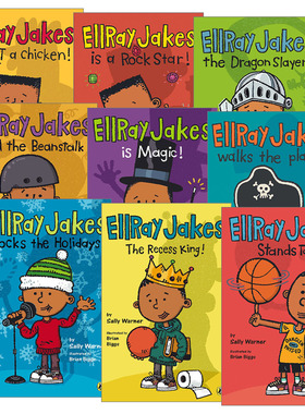 EllRay Jakes 埃雷·杰克系列1-9册 Sally Warner 6-8岁儿童社交友谊小说进口原版英文书籍