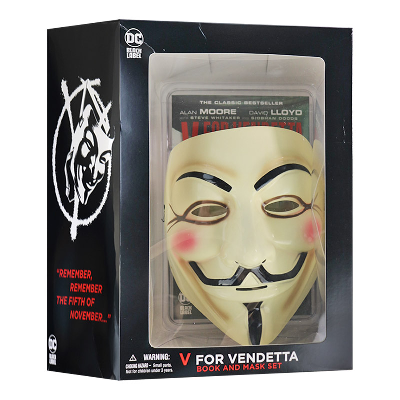 V for Vendetta Book& Mask Set V字仇杀队豪华版附面具套装进口原版英文书籍