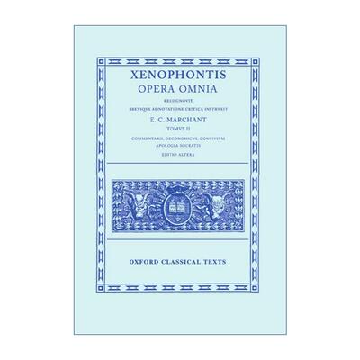 英文原版 Xenophon II Libri Socratici 色诺芬 回忆苏格拉底 牛津古典文本系列 精装 英文版 进口英语原版书籍
