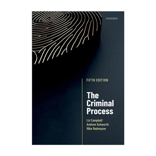 英文原版 The Criminal Process 犯罪过程 Andrew Ashworth Mike Redmayne 英文版 进口英语原版书籍