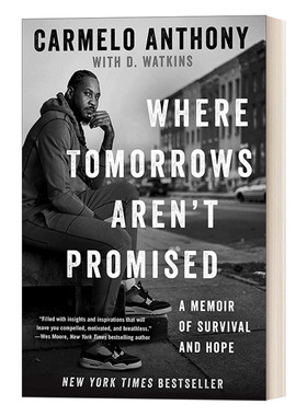 Where Tomorrows Aren't Promised 卡梅隆 安东尼自传  NBA 湖人开拓者进口原版英文书籍