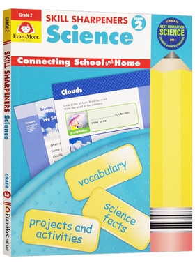 Skill Sharpeners Science, Grade 2技能铅笔刀科学练习册 二年级进口原版英文书籍