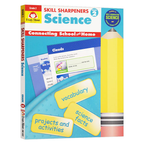 Skill Sharpeners Science, Grade 2技能铅笔刀科学练习册 二年级进口原版英文书籍