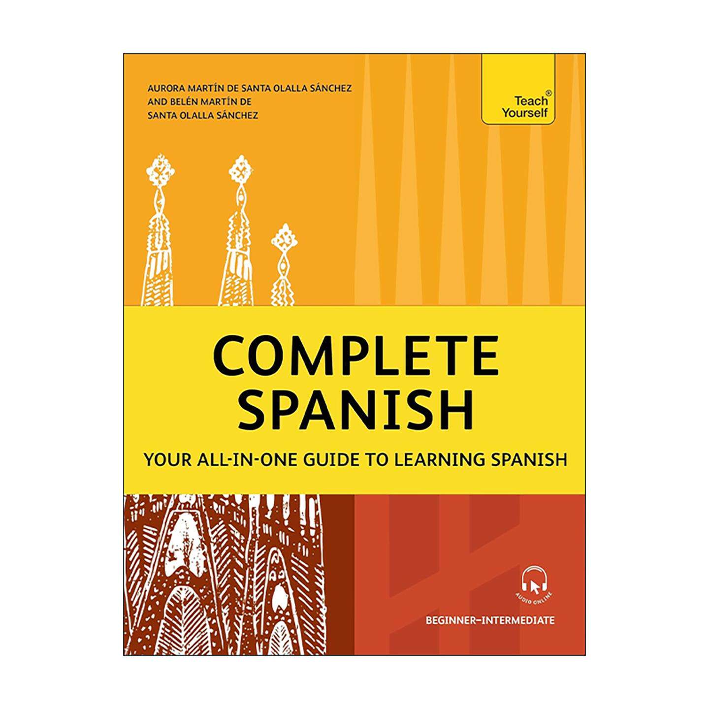 英文原版 Complete Spanish 西班牙语完全自学教程 零基础至中级 附APP音频 Teach Yourself 英文版 进口英语原版书籍