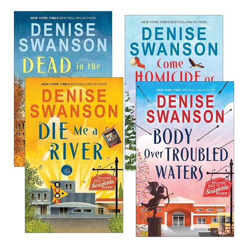 英文原版 Welcome Back to Scumble River系列4册 欢迎回到浑河系列 推理小说 Denise Swanson 英文版 进口英语原版书籍