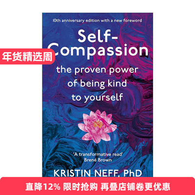 英文原版 Self-Compassion 自我关怀的力量 克里斯廷·内夫 Kristin Neff 英文版 进口英语原版书籍