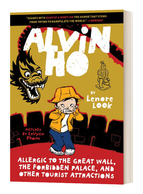胆小鬼阿文6 英文原版 Alvin Ho Allergic to the Great Wall 儿童英语读物 Lenore Look 进口英语原版书籍 Random House Books