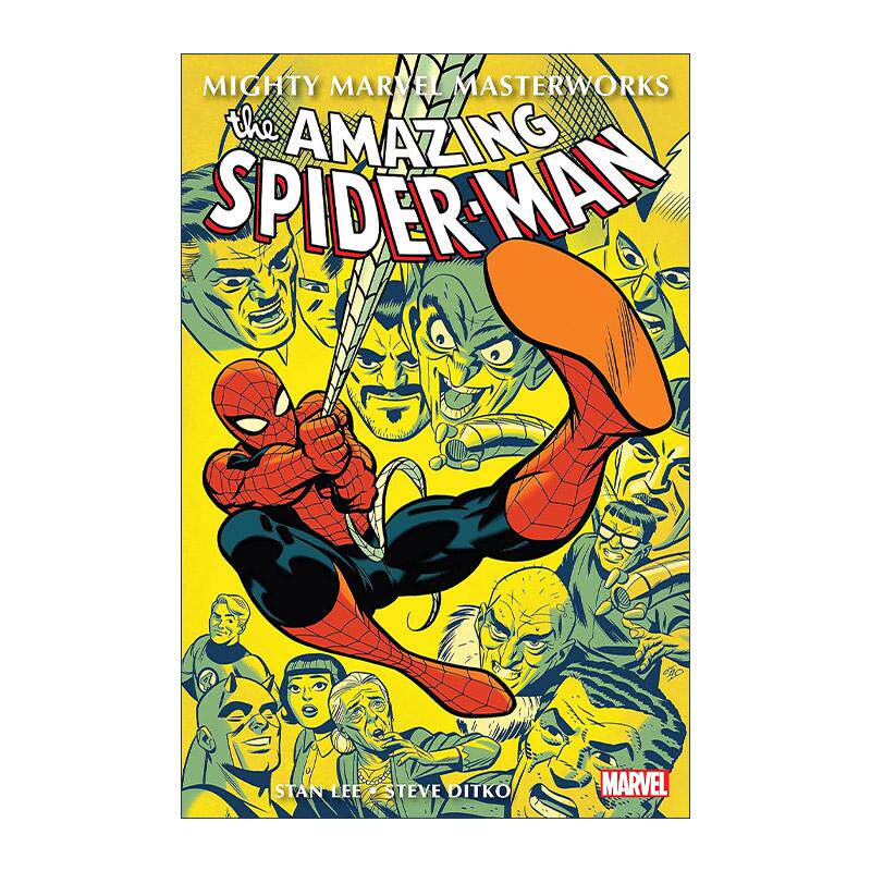 英文原版 Mighty Marvel Masterworks The Amazing Spider-Man Vol.2威猛漫威杰作系列 超凡蜘蛛侠 卷二 儿童漫画 斯坦·李 英文版