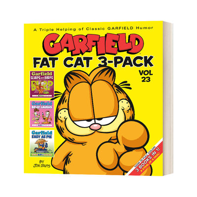 Garfield Fat Cat 3-Pack #23 加菲猫漫画3本套装23进口原版英文书籍