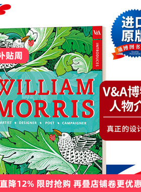 英文原版 V&A Introduces William Morris 威廉·莫里斯 英国艺术家 V&A博物馆人物介绍 英文版 进口书