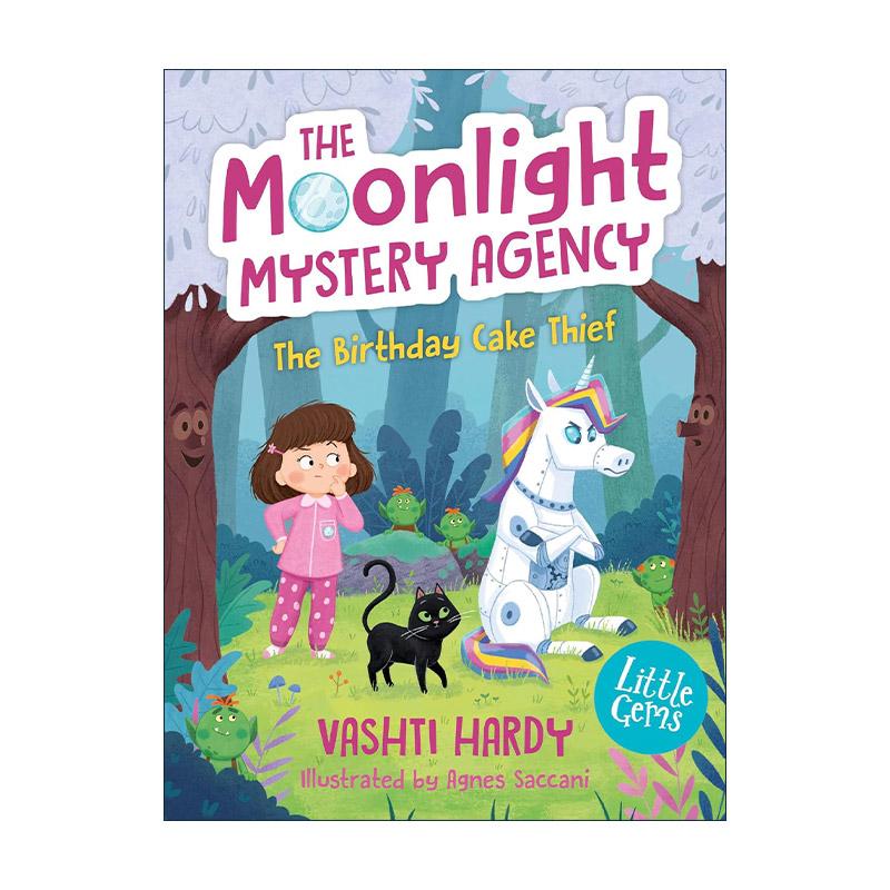 英文原版 The Moonlight Mystery Agency The Birthday Cake Thief 月光侦探社之生日蛋糕大盗 儿童魔法冒险故事 小宝石阅读系列