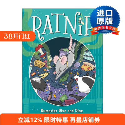 英文原版 Dumpster Dive and Dine 垃圾箱里潜水合用餐 老鼠拉尼特普卷五 英文版 进口英语原版书籍