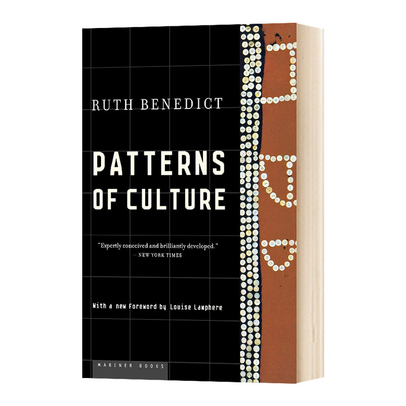 文化模式 Patterns of Culture 英文原版书 西方文化问题著作 进口原版英语书籍 菊与刀作者 人类学家鲁思本尼迪克特Ruth Benedict