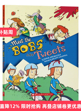 童子军夏令营1 英文原版绘本 Meet the Bobs and Tweets 1 儿童英语章节书 故事书 Scholastic 英文版进口原版英语书籍