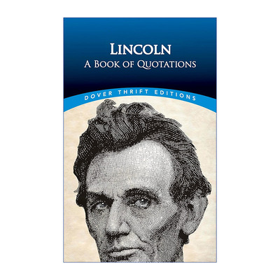 英文原版 Lincoln A Book of Quotations 林肯语录集 Dover Thrift Editions 英文版 进口英语原版书籍