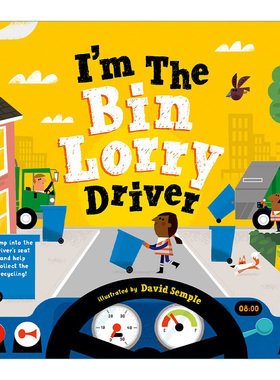 英文原版 I'm the Bin Lorry Driver 牛津精品认知绘本 我是垃圾车司机 英文版 进口英语原版书籍