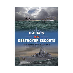 英文版 书籍 德国U型潜艇VS英国护航驱逐舰 二战大西洋海战 Escorts boats Destroyer 进口英语原版 英文原版 对战历史