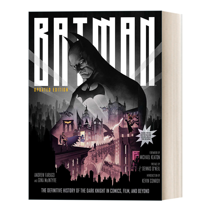 英文原版 Batman 蝙蝠侠 暗夜骑士漫画电影历史设定集画册 精装 英文版 进口英语原版书籍