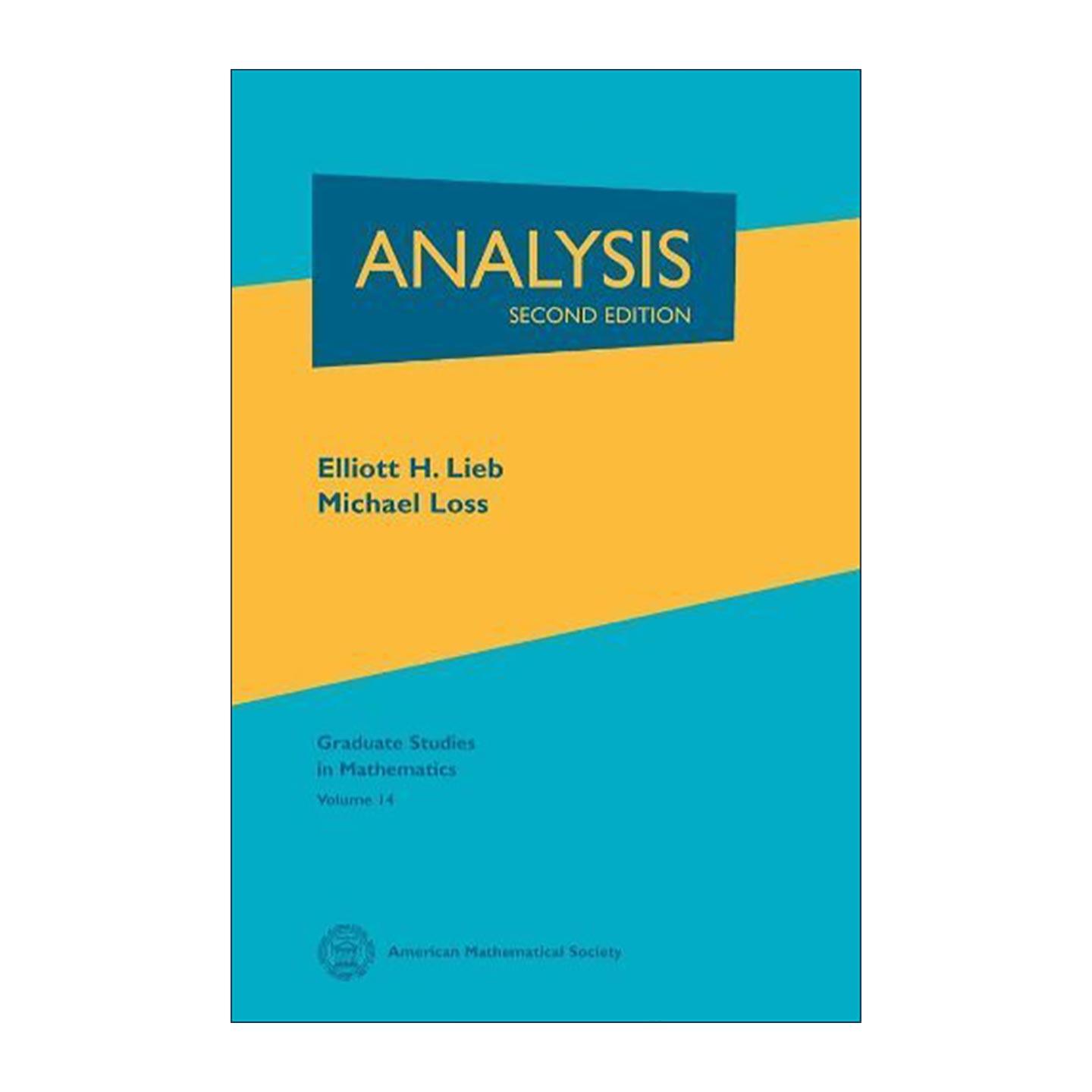 英文原版 Analysis 分析学 第二版 Elliott H. Lieb Michael Loss 精装 英文版 进口英语原版书籍