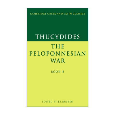 英文原版 Thucydides: The Peloponnesian War Book II 修昔底德 伯罗奔尼撒战争史 卷二 剑桥希腊拉丁语经典系列 原文加学者注释