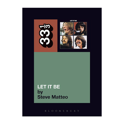 英文原版 The Beatles' Let It Be 披头士乐队 随它去吧 33 1/3经典音乐系列 英文版 进口英语原版书籍