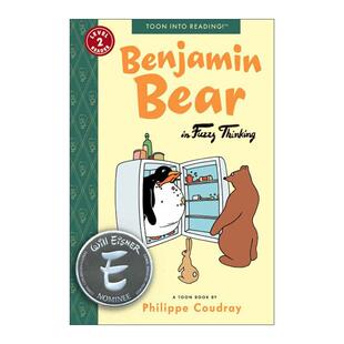 英文原版 Benjamin Bear in Fuzzy Thinking Toon Books Level 2 班杰明熊系列 模糊思维 儿童全彩漫画绘本 进口英语原版书籍
