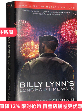 比利林恩的中场战事 英文版 Billy Lynn’s Long Halftime Walk 英文原版小说 李安电影原著 半场无战事 英文原版书籍Ben Fountain
