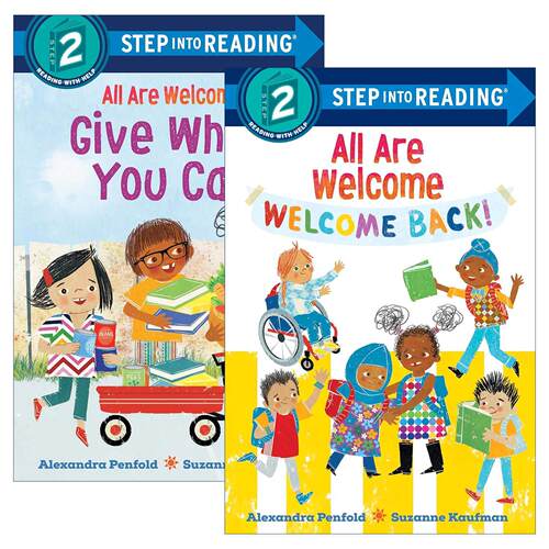 英文原版 Step into Reading 2 - All Are Welcome系列2册 兰登经典分级读物 英文版 进口英语原版书籍