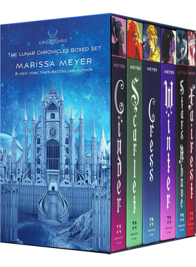 英文原版 The Lunar Chronicles Boxed Set Cinder Scarlet Cress Fairest Stars Above Winter 月族6册盒装 英文版 进口英语书籍