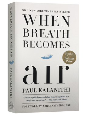 当呼吸化为空气 When Breath Becomes Air 英文原版进口书籍 一位患癌大夫的离世过程全记录 保罗卡拉尼什 Paul Kalanithi