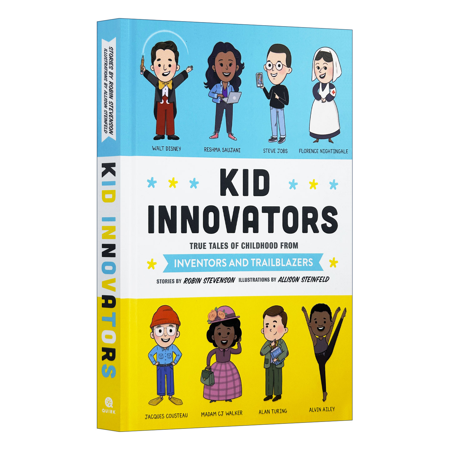 Kid Innovators 创新者童年趣事 精装 蓝思值1010L 比尔盖茨 海伦凯勒进口原版英文书籍