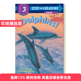 英文原版 Step into Reading 3 - Dolphins 海豚 兰登分级阅读3 英文版 进口原版英文书籍