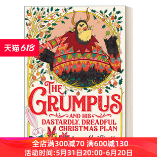 The Grumpus 格朗姆普斯 精装圣诞绘本 英国插画师亚历克斯•T.史密斯进口原版英文书籍
