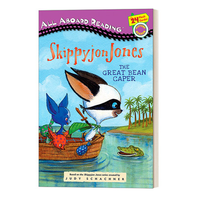 英文原版 Skippyjon Jones: The Great Bean Caper 小剑侠跳跳周 3-6岁儿童英语启蒙认知辅导阅读图画书 培养宝宝兴趣可爱卡通形象