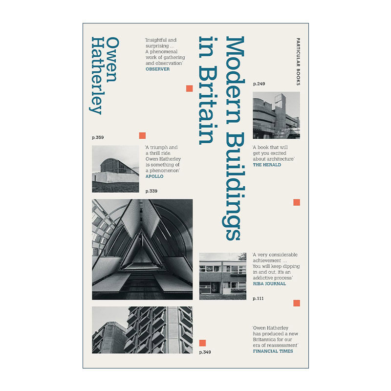 英文原版 Modern Buildings in Britain 英国的现代建筑 欧文·哈瑟利的建筑名录 精装 英文版 进口英语原版书籍