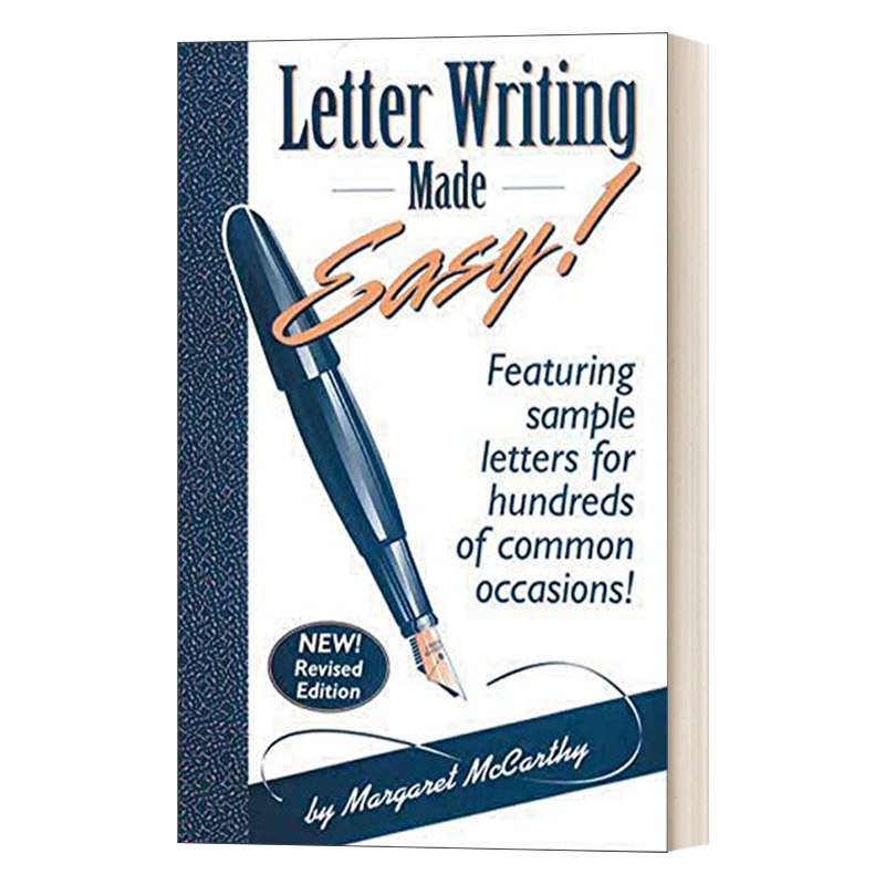 英文原版 Letter Writing Made Easy! 信件写作模板 新修订版 Margaret McCarthy 英文版 进口英语原版书籍