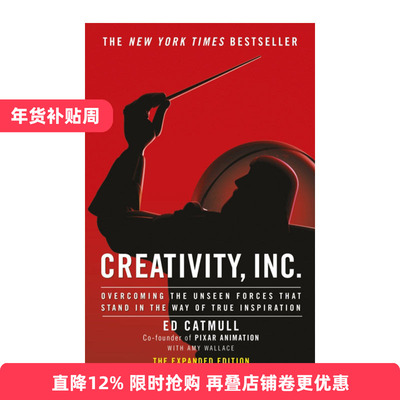 Creativity, Inc. 创新公司 皮克斯的启示 艾德·卡特姆进口原版英文书籍