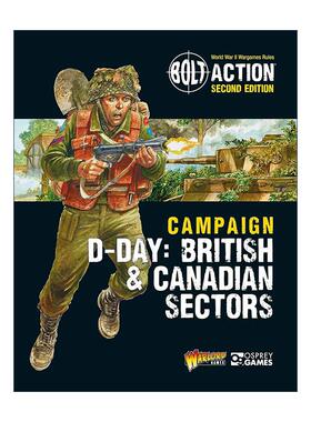 英文原版 Bolt Action Campaign D-Day British & Canadian Sectors 桌面战争兵棋 英文版 进口英语原版书籍