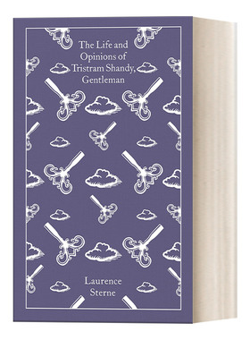 英文原版 The Life and Opinions of Tristram Shandy Gentleman 项狄传 劳伦斯·斯特恩 企鹅布纹经典系列 精装 英文版 进口书
