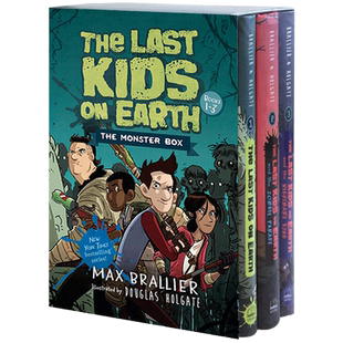 地球上的孩子1-3册 The Last Kids on Earth The Monster Box 英文原版 英文版儿童英语漫画绘本 进口原版课外阅读书籍