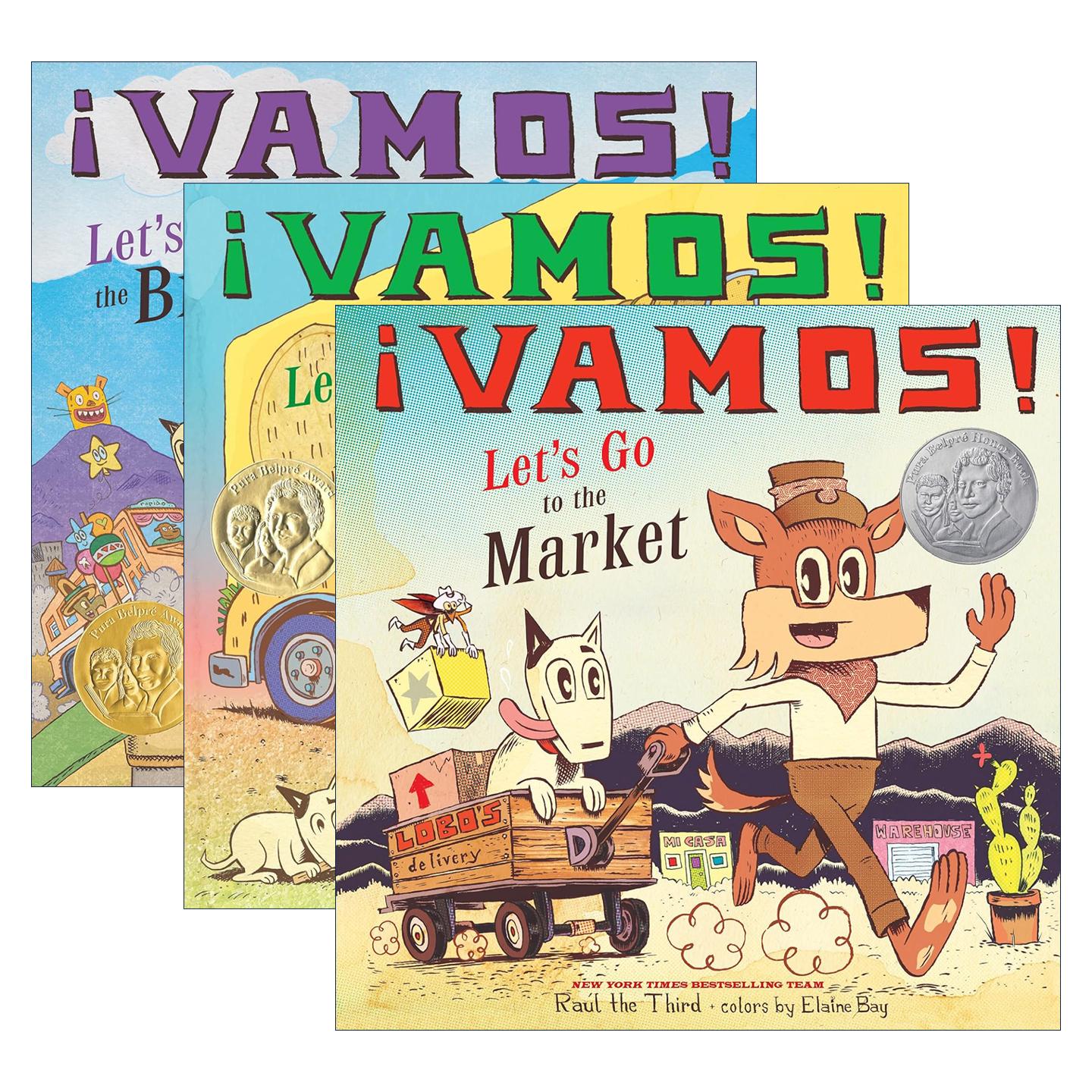 英文原版 iVamos! 走 一起系列3册 普拉贝尔普雷奖绘本 Raul the Third 英文版 进口英语原版书籍