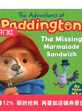 英文原版 The Adventures of Paddington The Missing Marmalade Sandwich 帕丁顿熊绘本 谁偷了我的橘子酱三明治 纸板书进口书籍