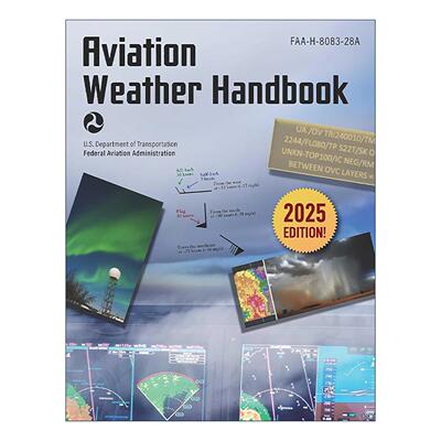 英文原版 Aviation Weather Handbook 2025 航空天气手册 美国联邦航空管理局 英文版 进口英语原版书籍