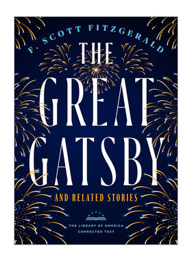 英文原版 The Great Gatsby and Related Stories Deckle Edge Paper 了不起的盖茨比与相关故事选集 美国文库进口英语原版书籍