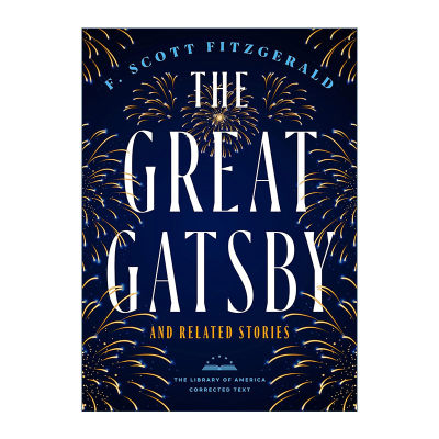 英文原版 The Great Gatsby and Related Stories Deckle Edge Paper 了不起的盖茨比与相关故事选集 美国文库进口英语原版书籍