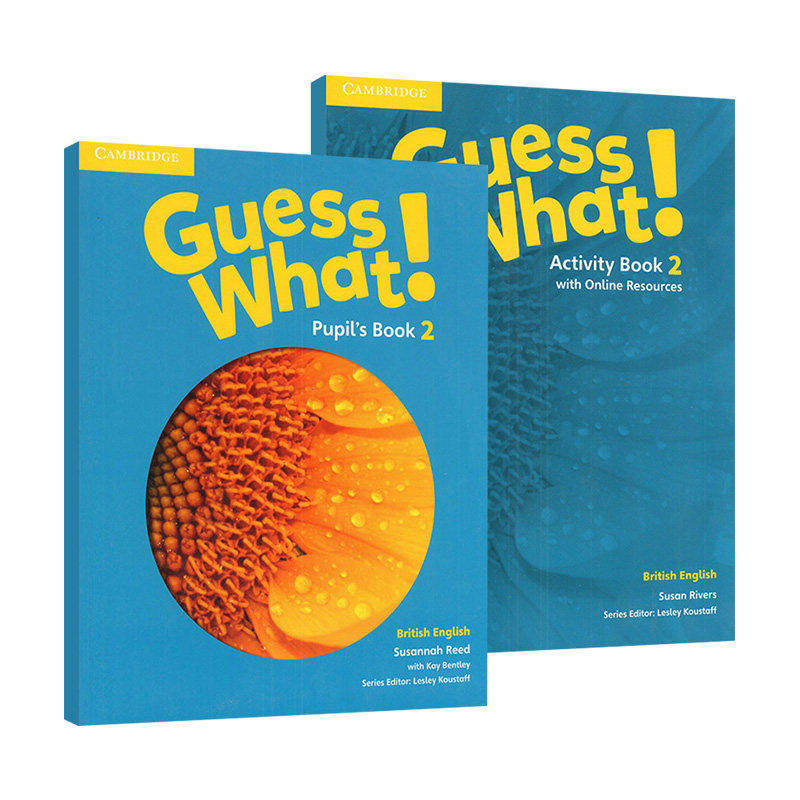 剑桥少儿英语教材2级别 英文原版 Guess What Level 2 Pupil's Book 学生套装小学二年级主课本练习册 cambridge 原版书籍