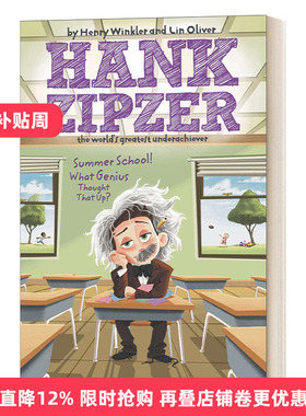 英文原版 Hank Zipzer 08 Summer School! What Genius Thought That Up 汉克历险记8 暑假上课！是哪位天才想出来的 英文版进口书