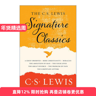 The C. S. Lewis Signature Classics CS刘易斯经典8本合集进口书籍英文原版