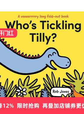 Who'S Tickling Tilly? 谁在挠蒂莉 幼儿早教启蒙折叠书精装进口原版英文书籍