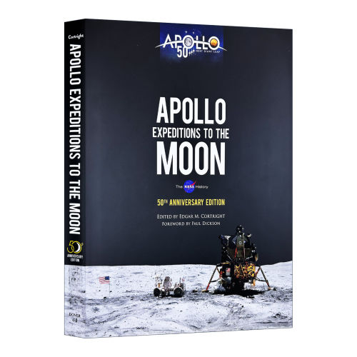英文原版 Apollo Expeditions to the Moon 阿波罗登月50周年特别画册 美国NASA官方纪念版 英文版 进口英语原版书籍